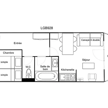 Apartment Confortable 2 Pieces, Skis Aux Pieds, Proche Commerces - Fr-1-182a-31